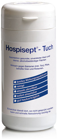 Lysoform Surface disinfection Hospisept-Tuch