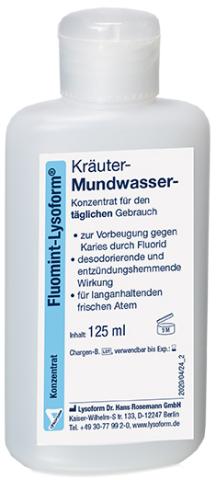 Lysoform Mundwasser Fluomint-Lysoform